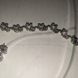 Silver Elephant Bracelet 