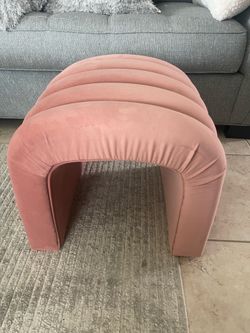 2  U shaped waterfall ottoman