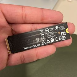 1 TB SSD, WD Black With 5 Year Warranty