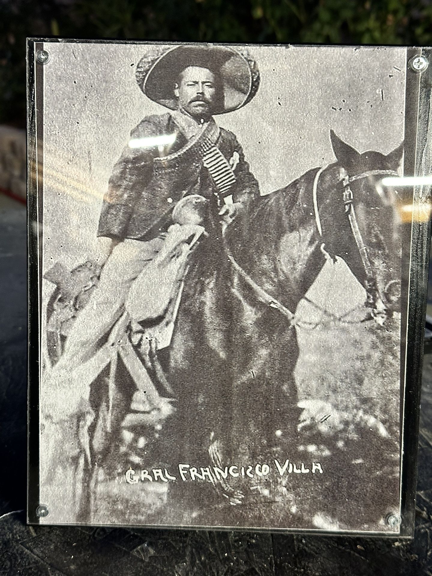 General Pancho Villa Wall Plaque