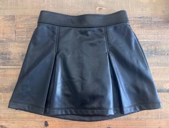 Girls Ambercrombie Leather Skirt- size 7/8