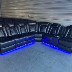 Brand New Power Reclining Sectional Couch