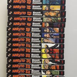 Naruto Manga Volumes 28–48 (Incomplete Set – Missing Vol. 29)