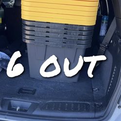 23 Gallons Storage Containers $10 Each Bins