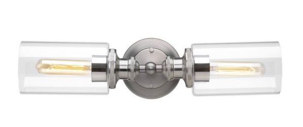 Bathroom Vanity Light-Wall Mount-Antique Nickel 18 1/2” wide