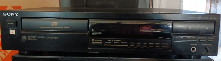 vintage Sony compact disc player CDP-397