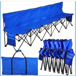 Foldable Sideline Bench 600D Oxford Double Layer Fabric S-32