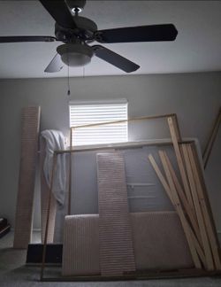 Gently used canopy bed