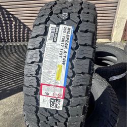 265-70-17 Falken Wildpeak A/T4W 115T new 4 tires Free Mount Balance installation 265/70/17 llantas