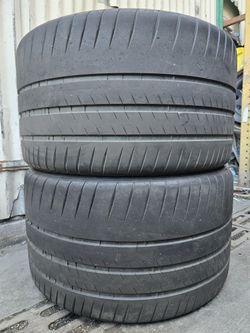 (2) 345 30 20 Michelin Tires 