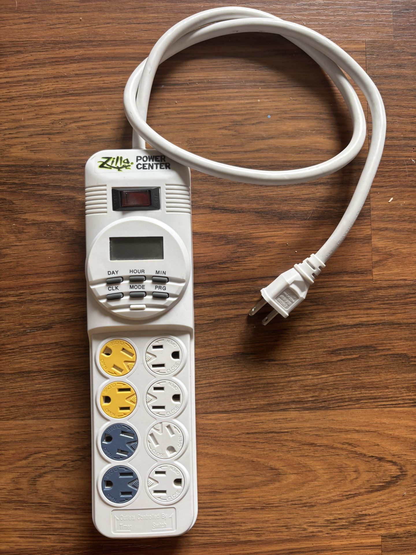Zilla Power Center w/Built In Timer & Surger Protector