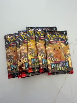 Pokémon Paldean Fates Booster Packs x7