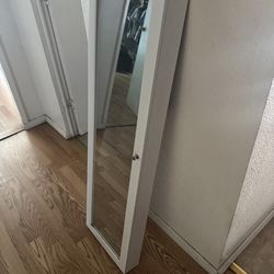 Back door mirror cabinet