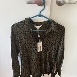 Ripe Animal Print Button Down 