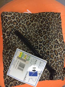 Leopard rain poncho