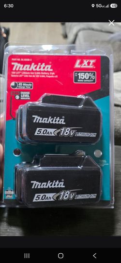 Makita 18V LXT 5.0Ah Battery 2-Pack