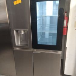 Brand New Scratch And Dent Side By Side Stainless Steel Refrigerator For Sale