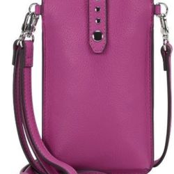 INC International Concepts Ashlii Phone Wristlet Crossbody-ORCHID/ PINK