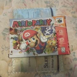 Mario Party 1 (Nintendo 64, 1999) Box Manual Complete CIB