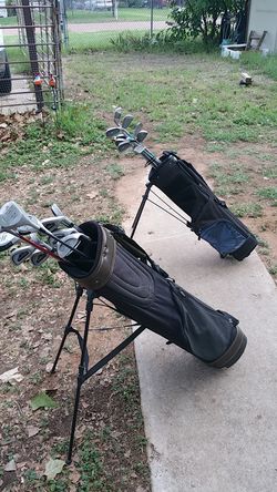 GOLF CLUBS WITH BAGS