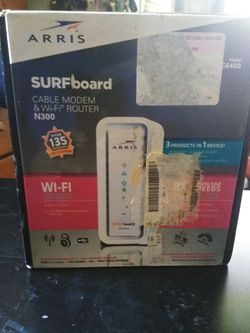 Arris cable modem and wifi router