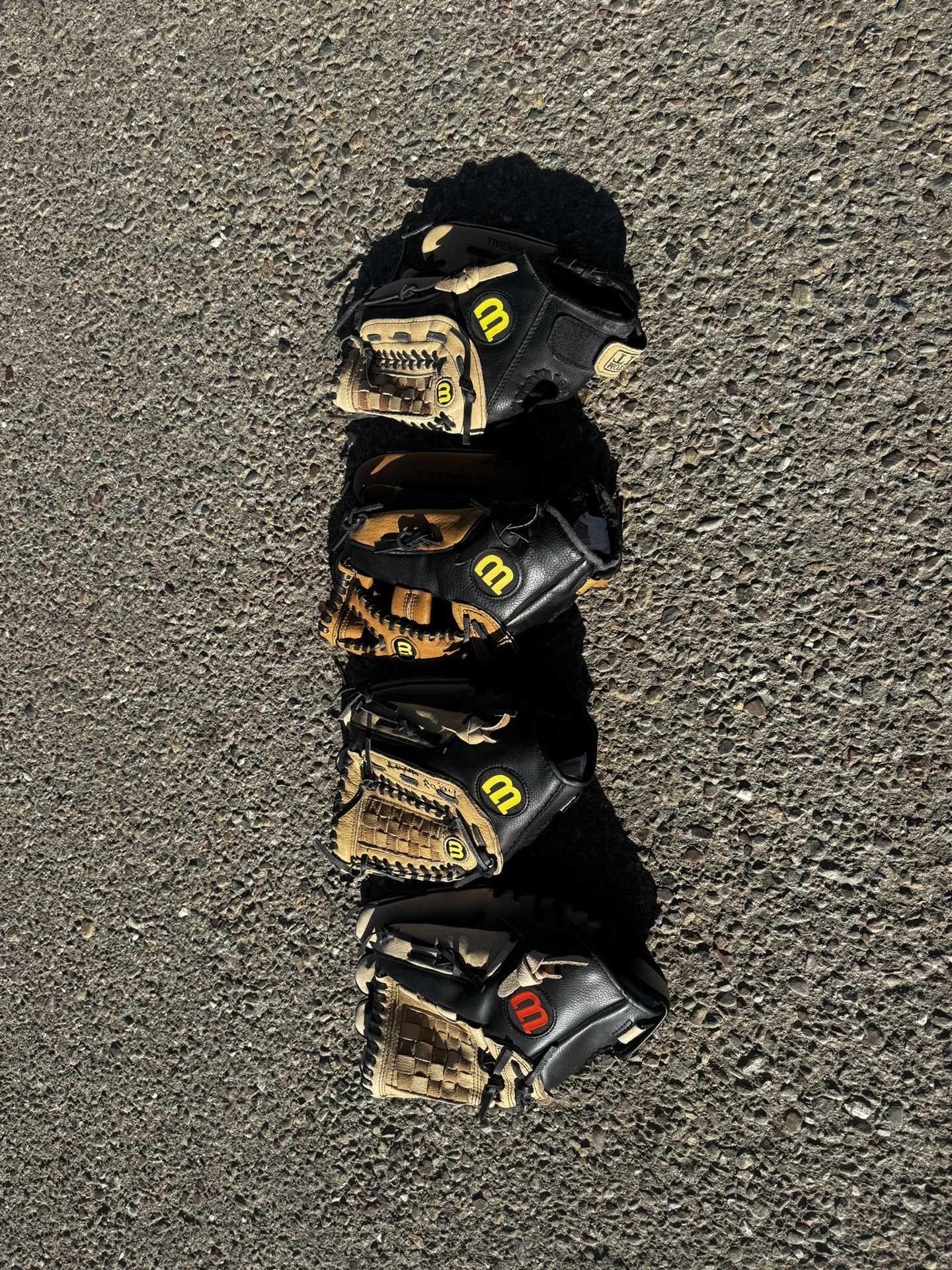 4 Youth Baseball Gloves