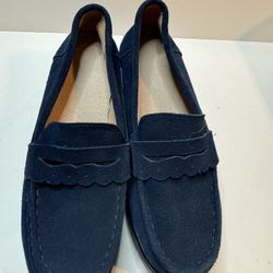 Womens Ruitaoo Navy Loafers Size 39 US 8