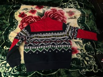 Polo half zip winter sweater
