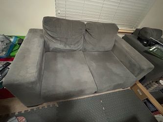 Gray Loveseat Sofa for free