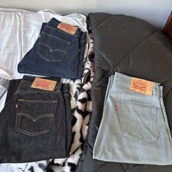 Levi’s 501 Grey, Black, And Blue 