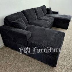 New Black Sofa 