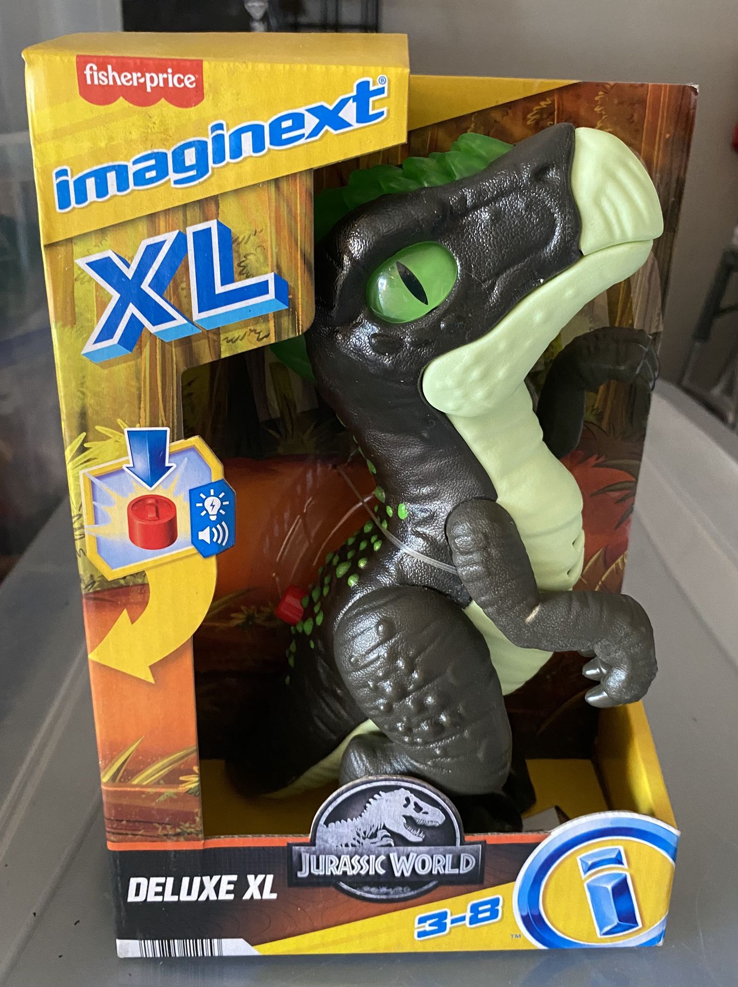 IMAGINEXT JURASSIC WORLD DRACOREX TOY W LIGHTS/SOUNDS