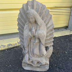 1.5’ Tall Statues Concrete Guadalupe/ Praying Mother