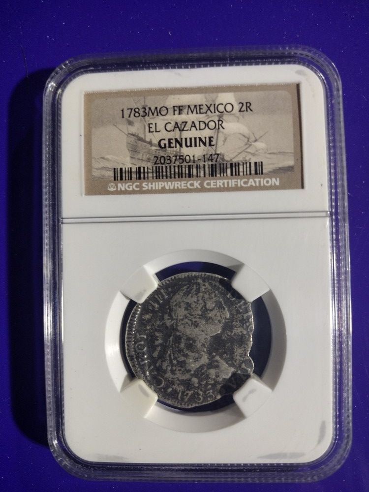 1783 Spanish Elcazador 2r Silver Coin