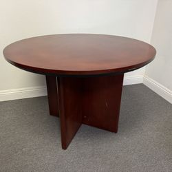 Round Office Table, 42” Diameter 
