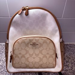 Coach Vanilla Backpack 