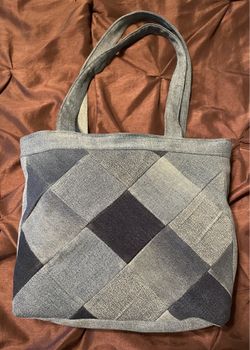 Handmade Jean Tote Bag