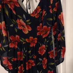 Hollister Open  Back Dress 