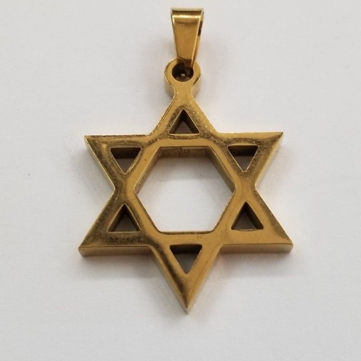 Gold Plated Star Of David 