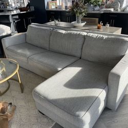 West Elm Sleeper Sectional (Moving, Need Gone)