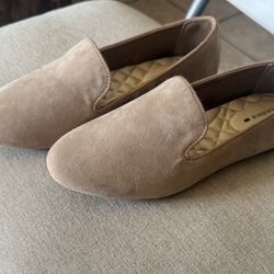 Size 7: Birdies The Starling Flats (Latte Suede)