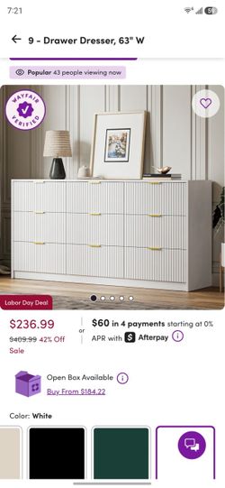 Dresser and 2 Night stand