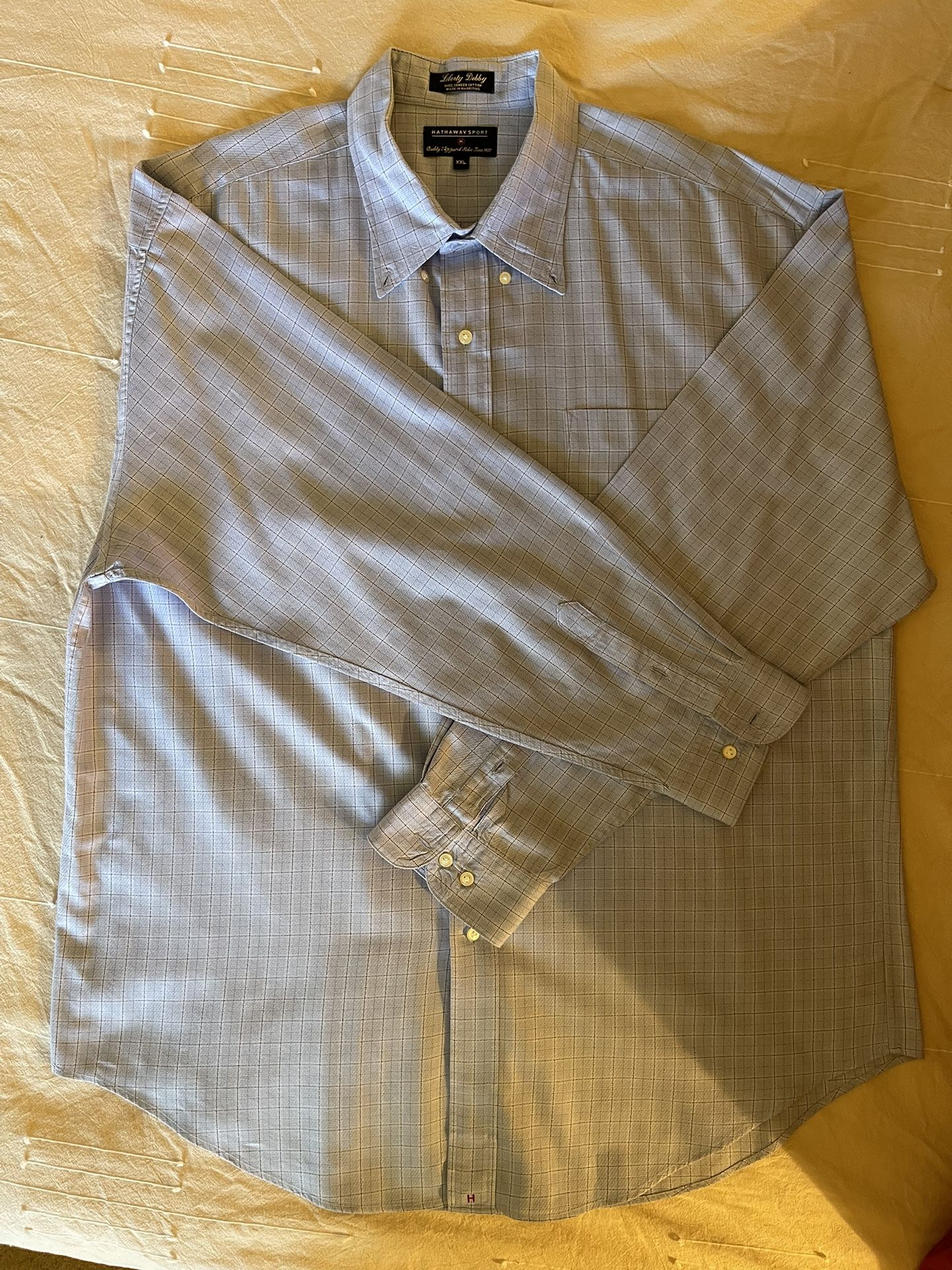 mens xxl dress shirts BEFRIED for Men Big and Tall(Size XL Big-6XL Big Tall) Button Down Long Sleeve Shirts Business Casual Collared Shirt Beige : Clothing, Shoes & Jewelry XX Large Tall. George Men's & Big Men's