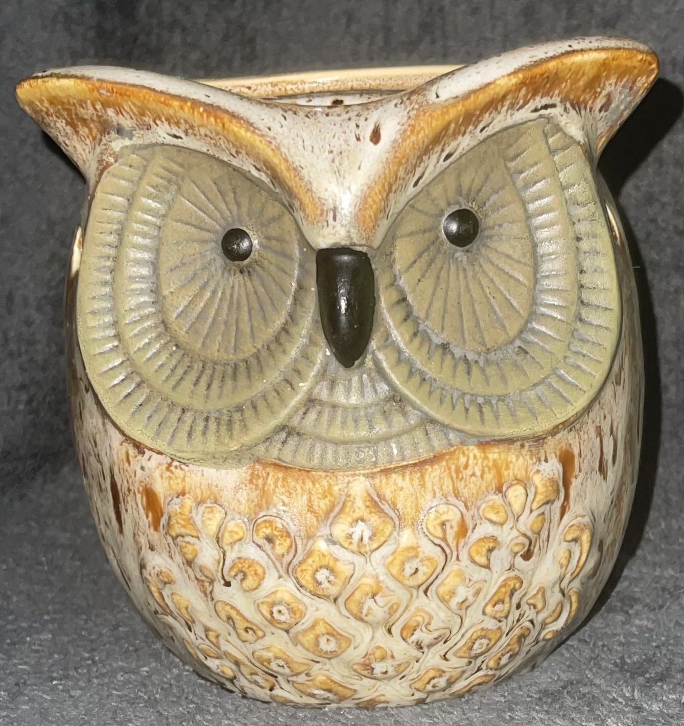 Ceramic Owl Wax Warmer Nightlight. 