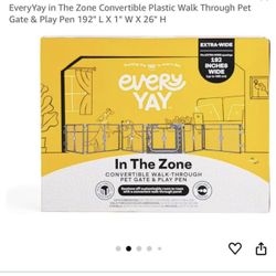 CONVERTIBLE HEAVY DUTY DOG CRATE/FENCE/PLAYPEN 