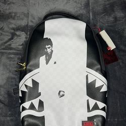 SCARFACE SPRAYGROUND BACKPACK BLACK AND WHITE BRAND NEW 2025