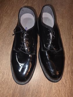 Army Dress Blues black shoes