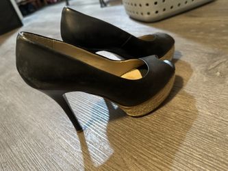 12”inch Black High Heels