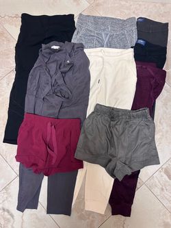 Women’s size X SMALL Clothing Bundle of Athletic Pants, shorts & pants