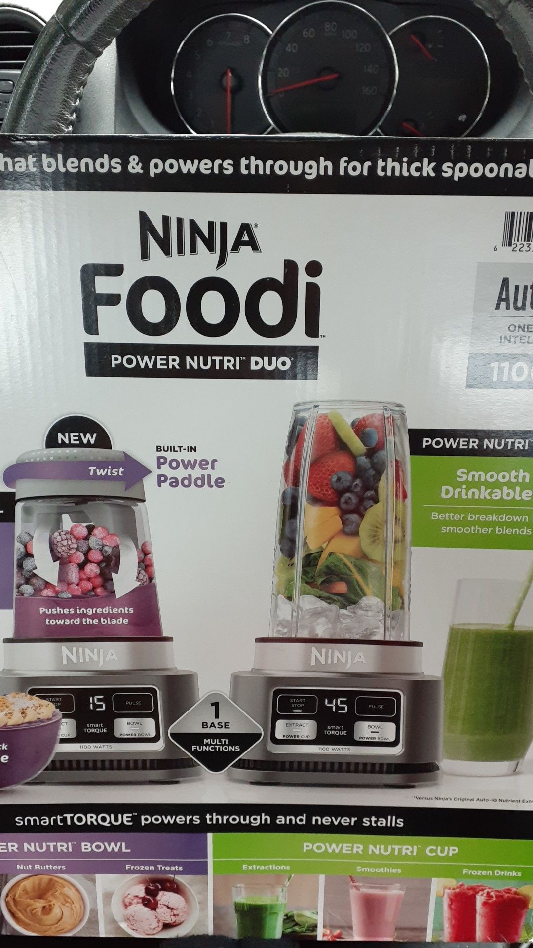 BRAND NEW NINJA FOODi AUTO IQ NUTRI DUO BLENDER!
